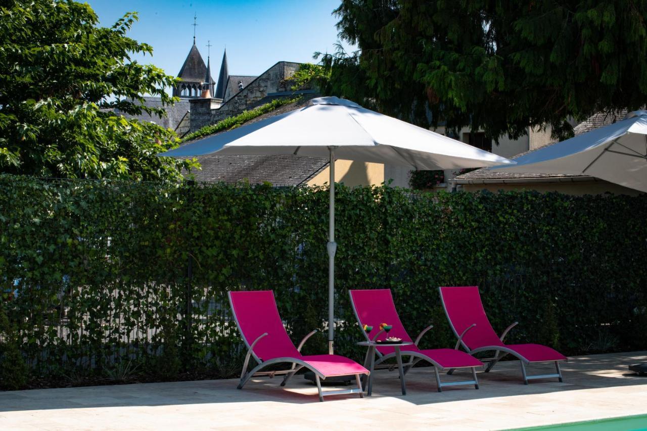 Logis Hotel La Croix Blanche Fontevraud Kültér fotó